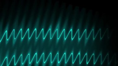 Neon Parlayan Çizgiler Dijital Hazırlama