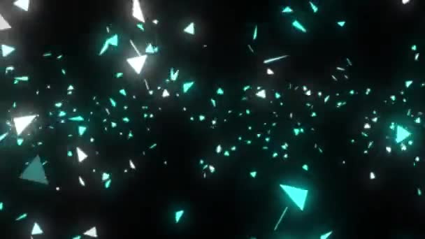 Glitter Brillante Sfondo Festivo Digital Rendering — Video Stock