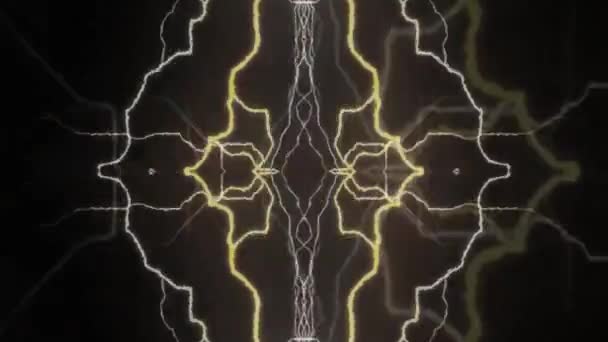 Silmukka Lightning Electric Tausta Digitaalinen Renderöinti — kuvapankkivideo