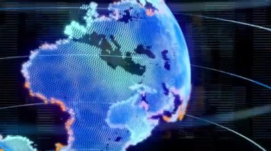 İş Dünyası Küre Arkaplanı 3B Hazırlama