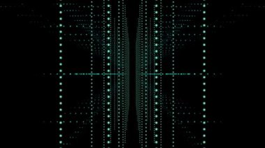 Soyut Ağ Bilgileri Arkaplanı 3B Hazırlama