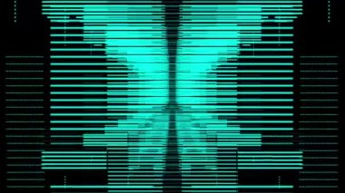 Soyut Ağ Bilgileri Arkaplanı 3B Hazırlama