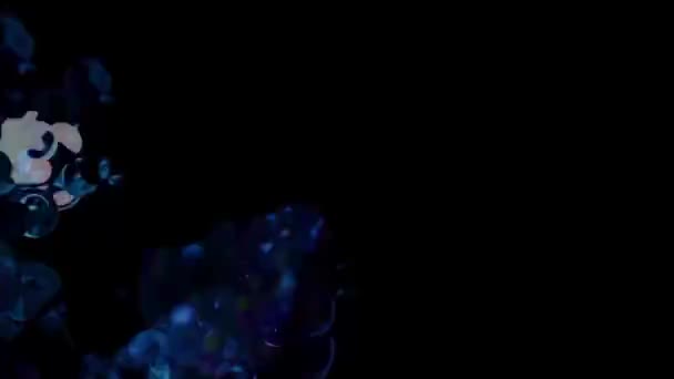 Абстрактные Цветные Пузыри Рендеринга — стоковое видео