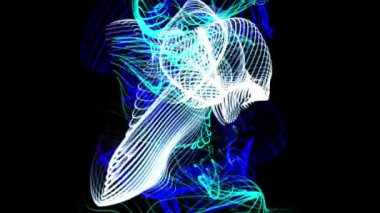 Soyut Bilim Hareketi Dijital Arkaplan Hazırlama