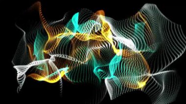 Soyut Bilim Hareketi Dijital Arkaplan Hazırlama