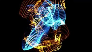 Soyut Bilim Hareketi Dijital Arkaplan Hazırlama