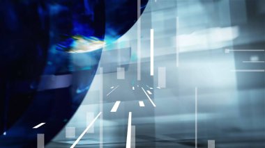 İş Dünyası Küre Arkaplanı 3B Hazırlama