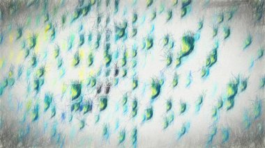 Soyut Kalem Çizimi Dijital İllüstrasyon