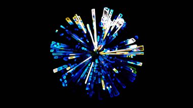 Soyut Elektrik Işıkları Dijital Hazırlama