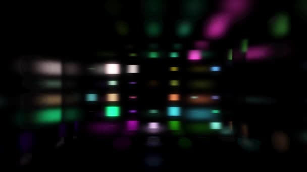 Party Festive Lights Digital Rendering — Stock Video
