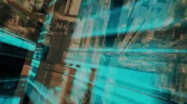 4K Soyut Teknoloji Arkaplan 3B Görüntülemesini Engelliyor