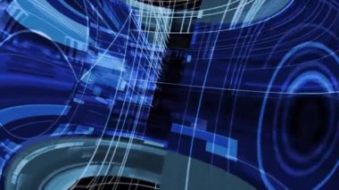 4K Soyut Teknoloji Arkaplan 3B Görüntülemesini Engelliyor