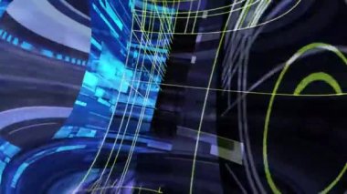 4K Soyut Teknoloji Arkaplan 3B Görüntülemesini Engelliyor