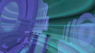 Soyut Teknoloji Arkaplan 3B Görüntülemesini Engelliyor