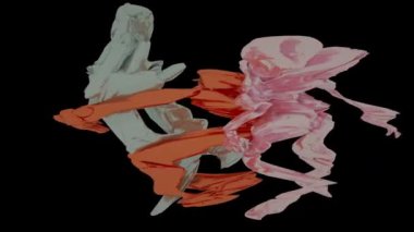 Organik Yapı Soyut Dijital Hazırlama