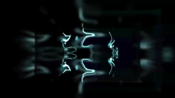 電気ループ 抽象的 デジタルレンダリング — ストック動画