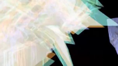 Soyut Geometrik Kristal Dijital Şekillendiriyor