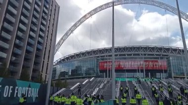 Londra 04: 20 2024: Wembley Stadyumu Spor ve Konser Salonu