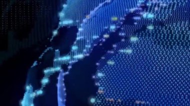 Business World Globe Arkaplan 3D Hazırlama. Yüksek kaliteli FullHD görüntüler