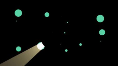 Soyut Işıklar Arkaplan Dijital Hazırlama döngüsü. Yüksek kalite 4k görüntü