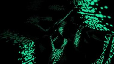 Soyut Parıldayan Tünel Arkaplan Dijital Görüntüleme. Yüksek kaliteli FullHD görüntüler