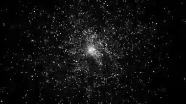 4K Soyut Parıltı Parçacık Dijital Hazırlama. Yüksek kalite 4k görüntü