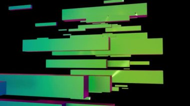 4K Karesi Izgara Arkaplan 3D Renderleme döngüsü. Yüksek kalite 4k görüntü