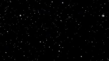 4K Kar Taneciklerinin Arkaplan Döngüsü Dijital Görüntülemesi