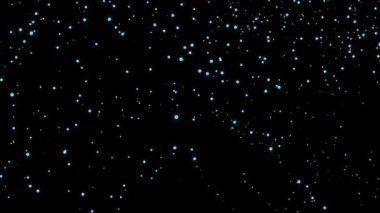 4K Kar Taneciklerinin Arkaplan Döngüsü Dijital Görüntülemesi