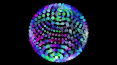 4K Soyut 3D Top Arkaplanı. Yüksek kalite 4k görüntü