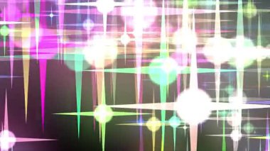 4K Soyut Parıltı Parçacıkları Arkaplan Döngüsü Dijital Görüntüleme. Yüksek kalite 4k görüntü