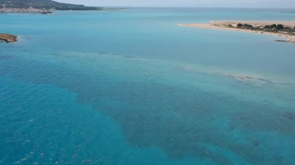 Iconic Aerial View Pounda Beach Famous Submerged Ancient City Pavlopetri — Video