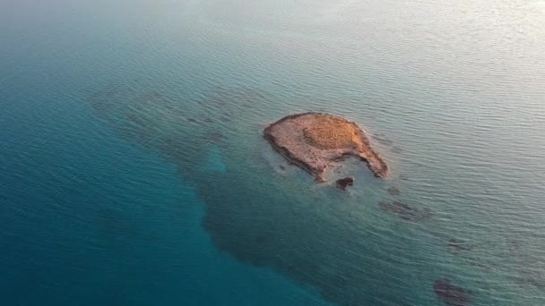 Iconic Aerial View Pounda Beach Famous Submerged Ancient City Pavlopetri — Video