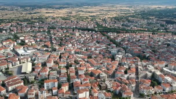 Panoramiczny Widok Miasto Kozani Grecja — Wideo stockowe