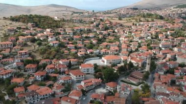 The picturesque village of Siatista with its architectural traditional old buildings located in Kozani, western Macedonia, Greece, Europe