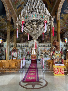 Yunanistan 'ın Messenia kentindeki Kalamata kentindeki Anastasi Sahil Kilisesi (İsa' nın Dirilişi)