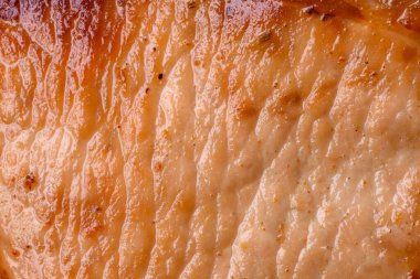 Lezzetli, sulu domuz eti ya da tuzlu, baharatlı ve çimento kaplı biftek.