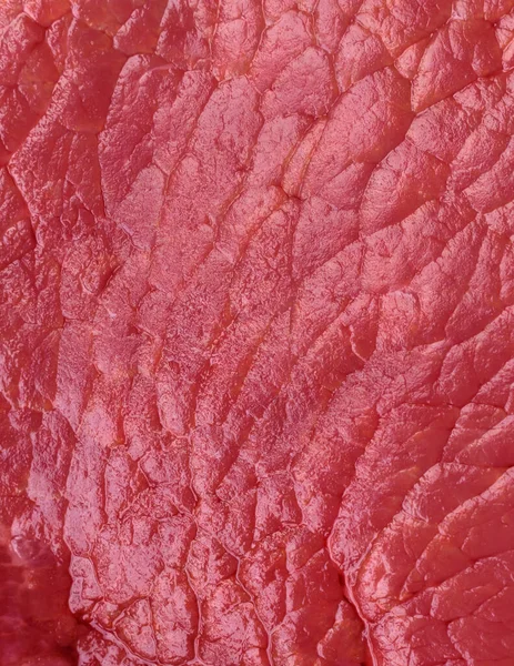 Raw Beef Eye Steak Salt Spices Herbs Prepared Grilling Textured — Stock Photo, Image