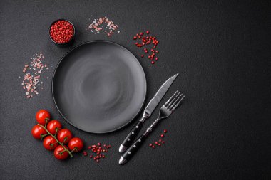 Fotokopi alanı olan boş siyah plaka. Üst görünüm