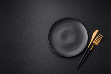 Fotokopi alanı olan boş siyah plaka. Üst görünüm