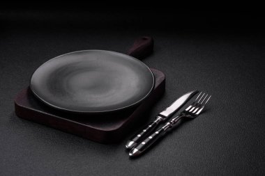 Fotokopi alanı olan boş siyah plaka. Üst görünüm