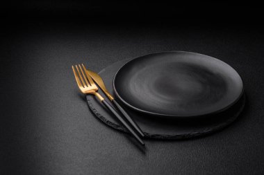 Fotokopi alanı olan boş siyah plaka. Üst görünüm