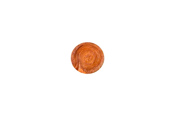Puff Pastry Croissant Citrus Filling New York Roll Dark Concrete — Stock Photo, Image
