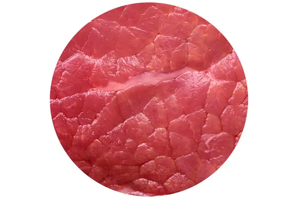 Roh Rindfleisch Eye Steak Rund Mit Salz Gewürzen Und Kräutern — Stockfoto