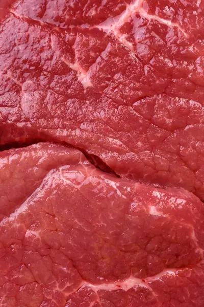 Raw Fillet Steak Mignon Beef Salt Spices Herbs Dark Concrete — Stock Photo, Image
