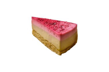 Maskaralık peynirli, ahududu ve reçelli nefis bir cheesecake keki.