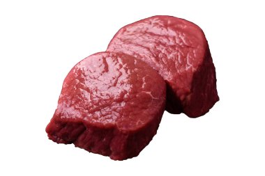 Tuz, baharat ve ızgara için hazırlanmış çiğ biftekli biftek.