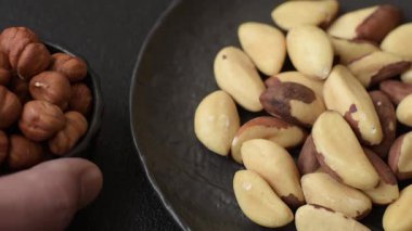 Brezilya fındığı kasede, selenyum içerikli bir yemek. Faydalı vejetaryen yemekleri