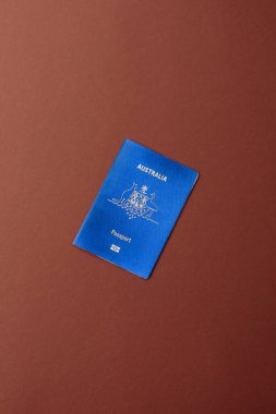 Seyahat etmek, uçmak ve iş yapmak için Avustralya pasaportu. Avustralya belgesi, sınırı geçmek için kimlik