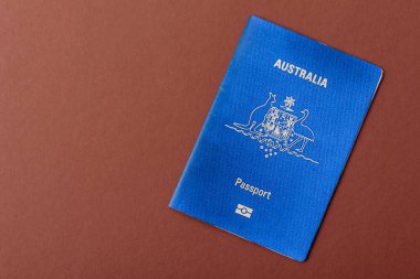 Seyahat etmek, uçmak ve iş yapmak için Avustralya pasaportu. Avustralya belgesi, sınırı geçmek için kimlik